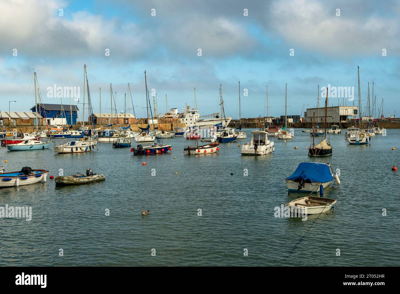 The Harbour, Penzance, Cornwall, England Stock Photo