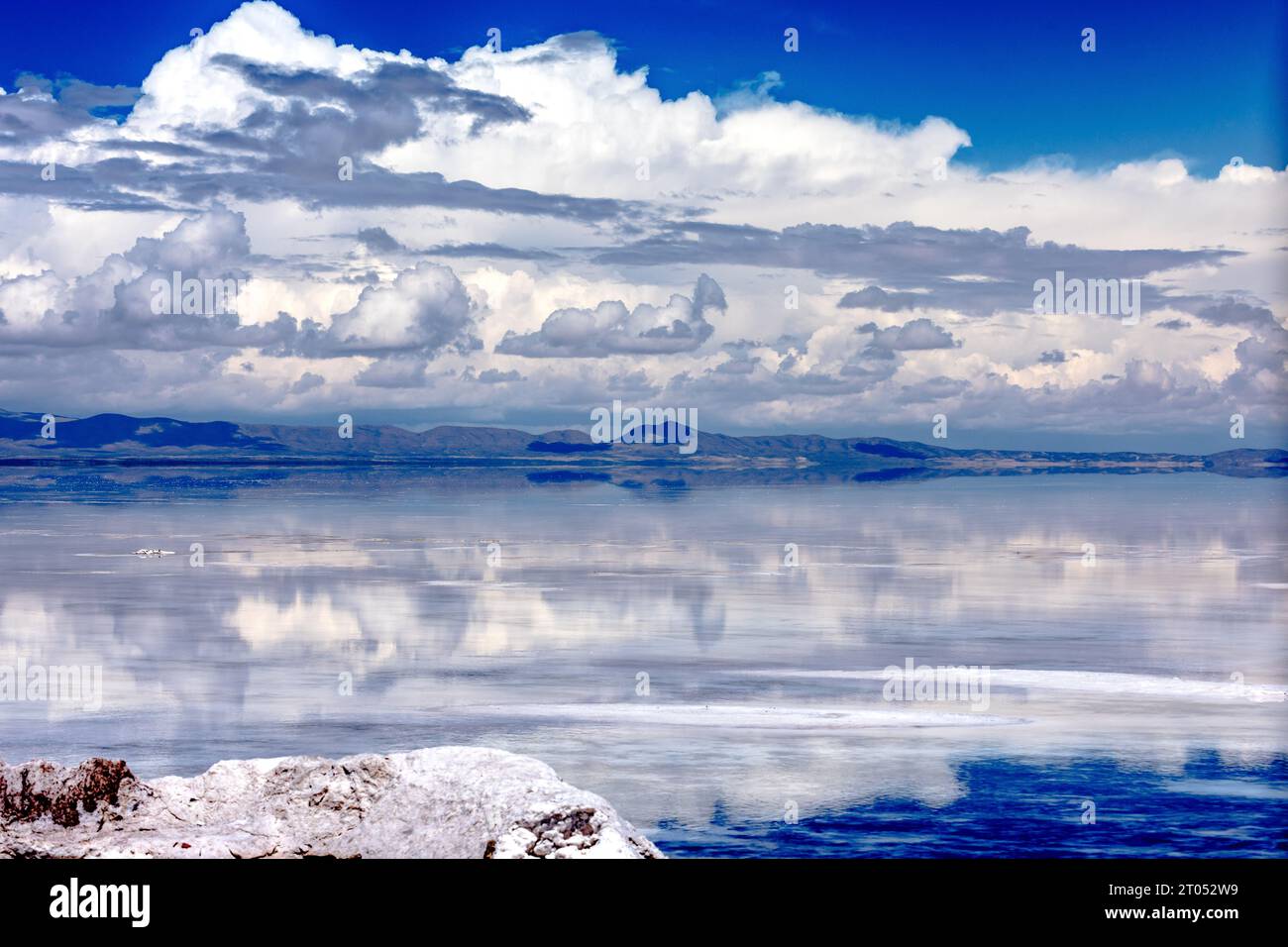 Bolivian Salt Flats and countryside Stock Photo