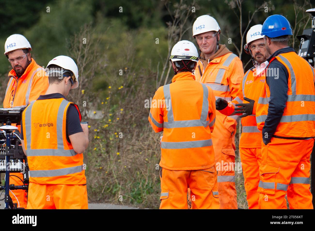 Ickenham, London Borough of Hillingdon, UK. 4th October, 2023. HS2