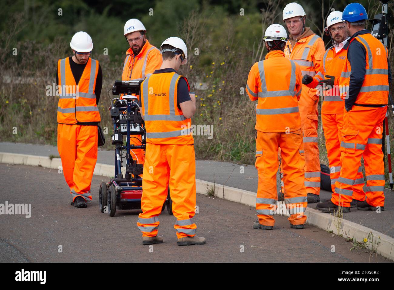 Ickenham, London Borough of Hillingdon, UK. 4th October, 2023. HS2