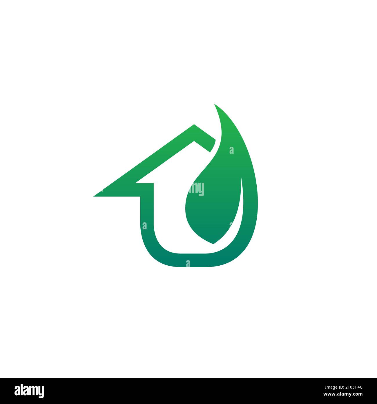 eco-home-logo-leaf-house-vector-stock-vector-image-art-alamy