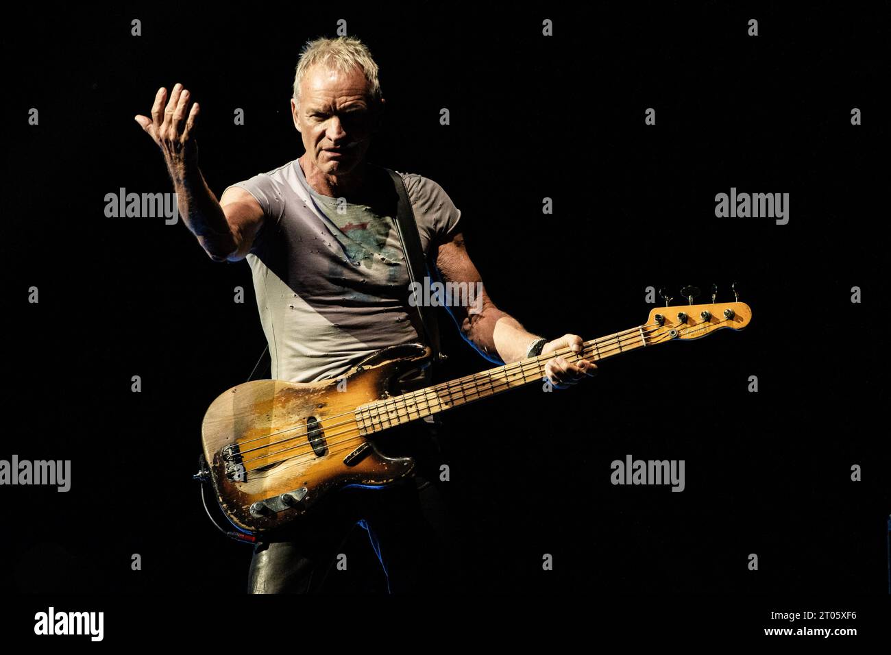 Sting performs at The Toyota Pavilion at Concord on October 2, 2023 in