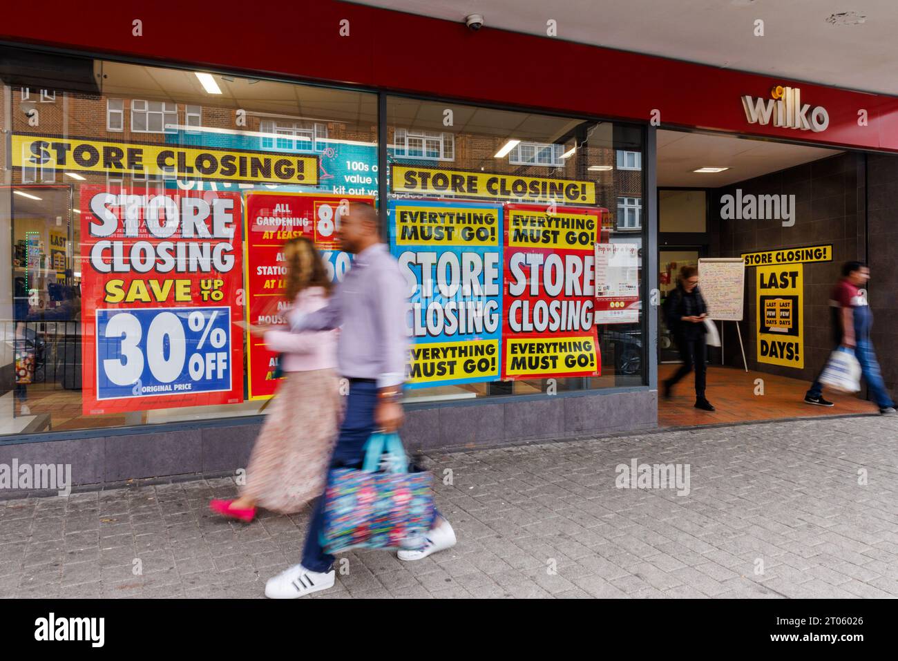 Wembley, Middlesex, UK. 4th Oct, 2023. Last few days trading for the