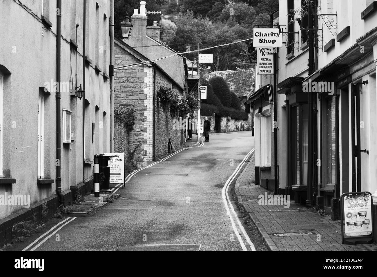 Award winning Crickhowell High Street is one of the few town centres left in the country where