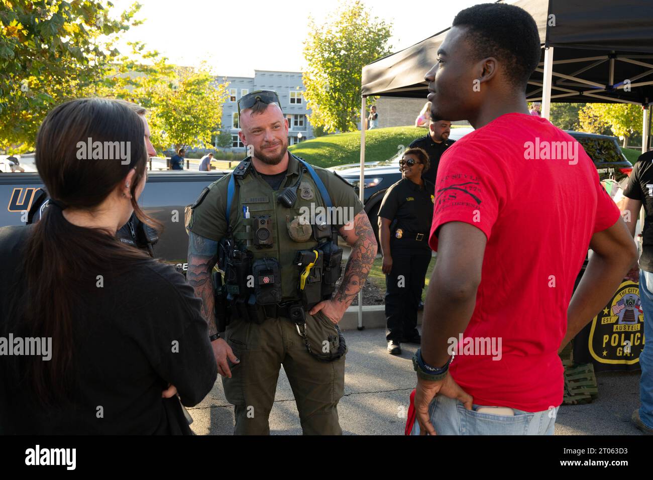 Powder Springs, USA. 3rd Oct, 2023. Austell Police Officer