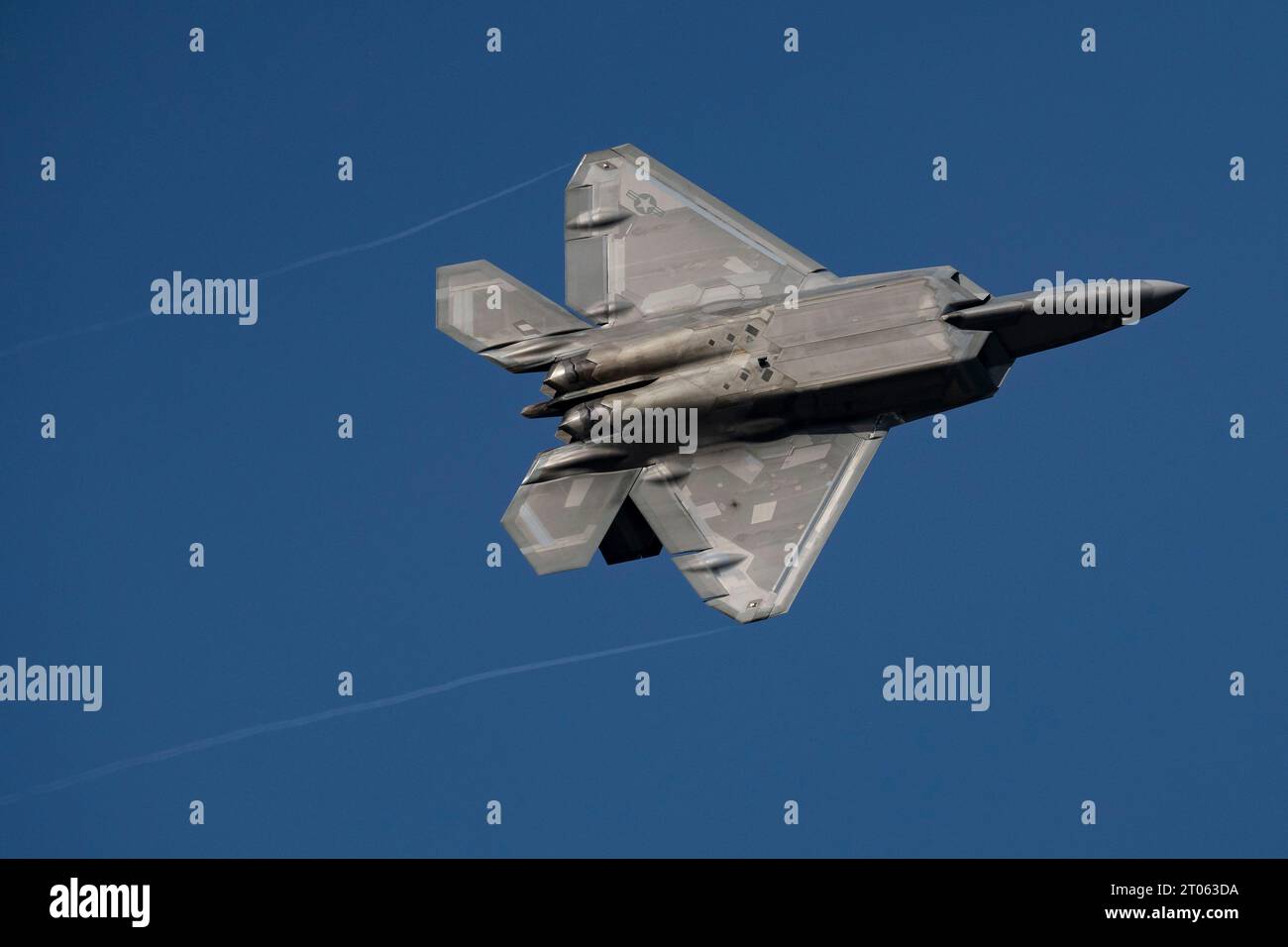 Anchorage Raptors Anchorage, United States. 28 September, 2023. A U.S. Air Force F-22 ...