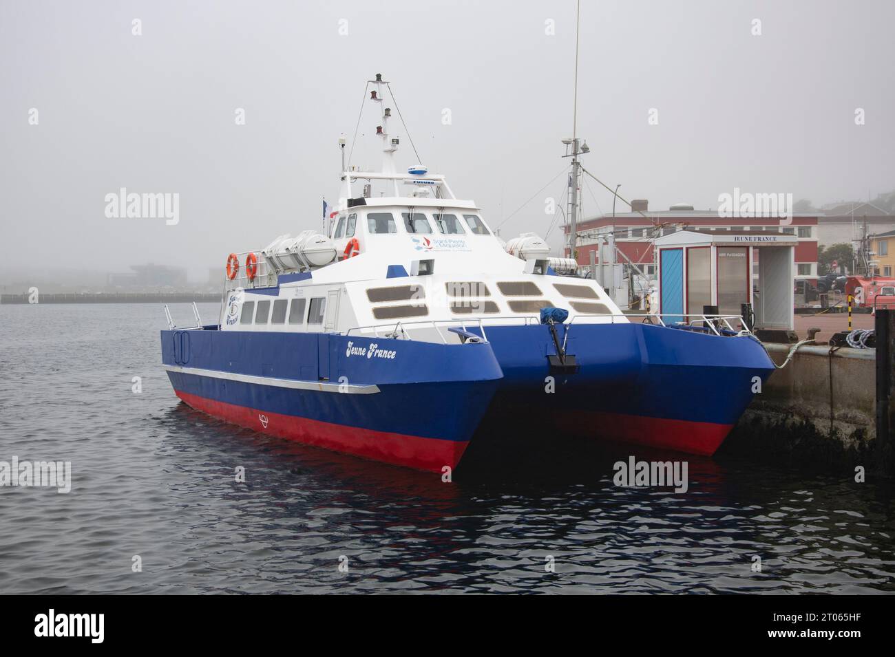 Miquelon ferry in St. Pierre, France Stock Photo Alamy