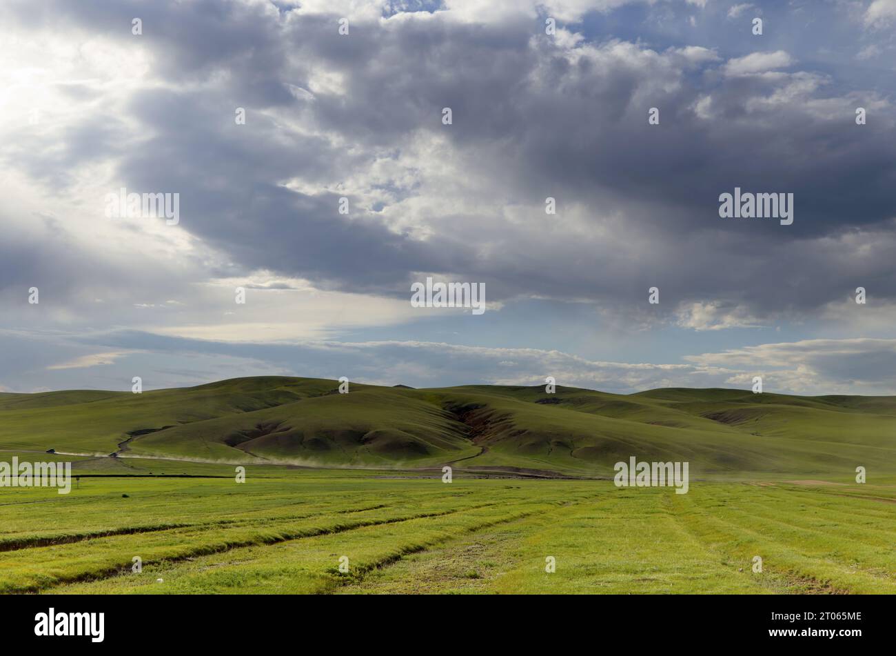 Beautiful landscape of Orkhon Valley, Mongolia Stock Photo - Alamy
