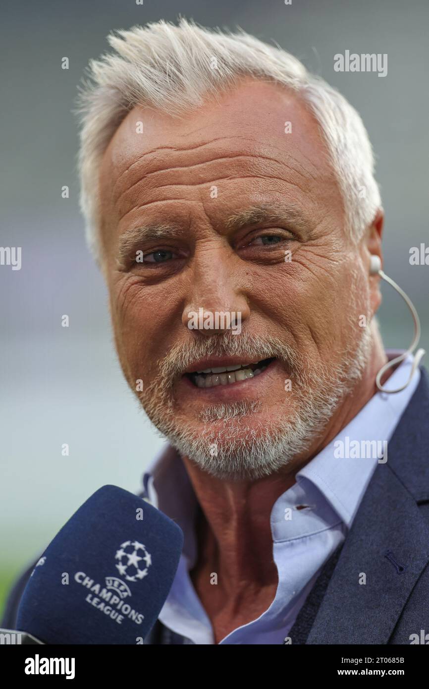 Newcastle, UK. 04th Oct, 2023. David Ginola former French football ...