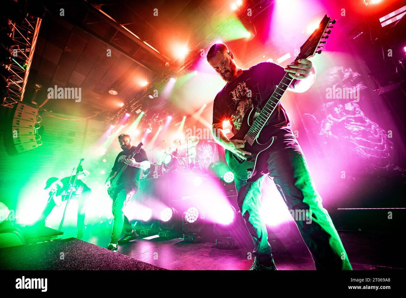 Roskilde, Denmark. 02nd, July 2022. The Brazilian electronic music act and  performance art group Teto Preto performs a live concert during the Danish  music festival Roskilde Festival 2022 in Roskilde. Here vocalist