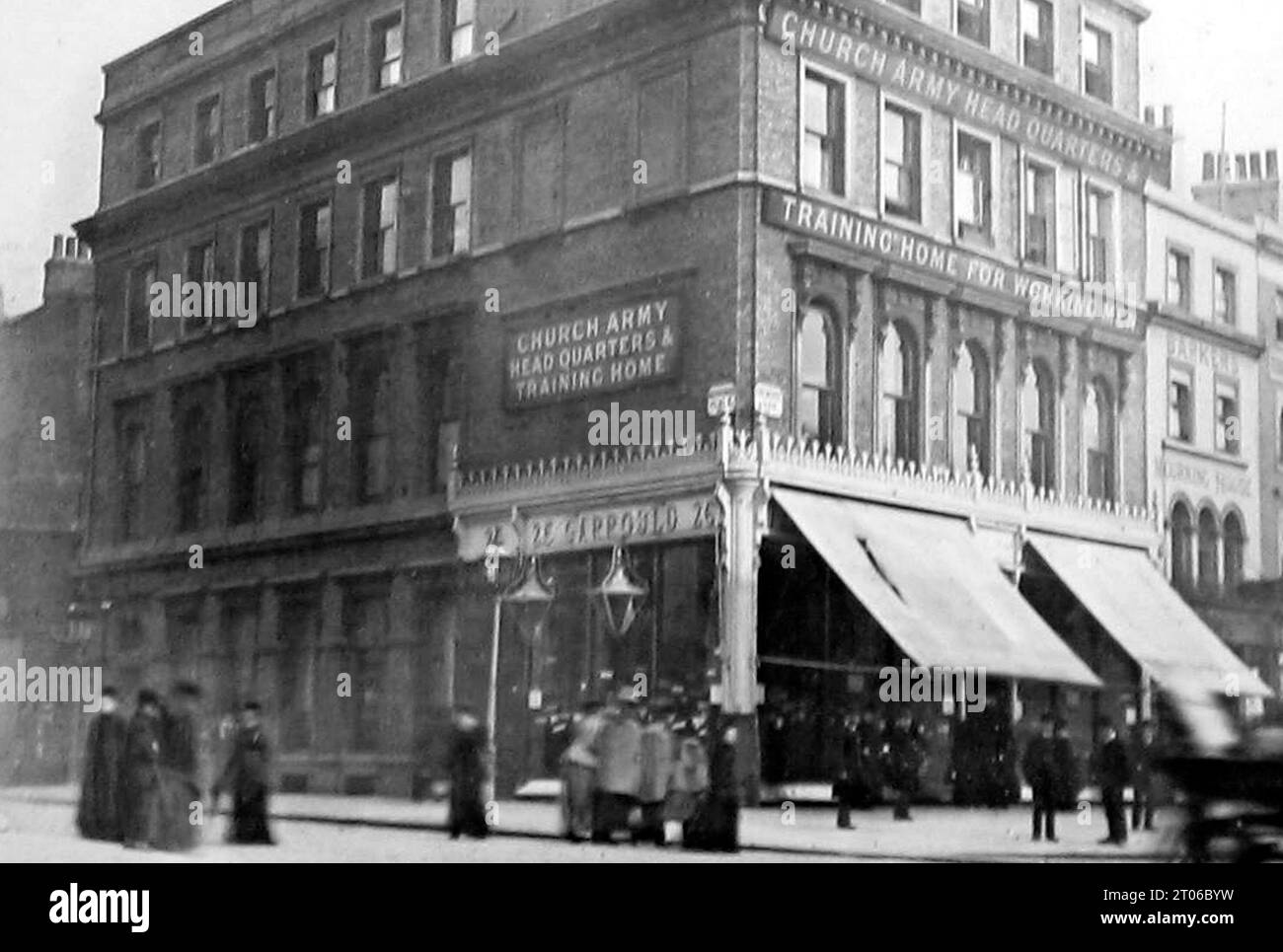 Church Army HQ, Edgware Road, London, Victorian period Stock Photo Alamy