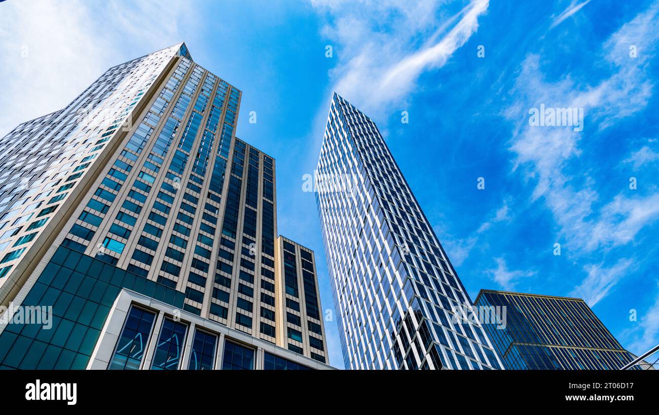 Photo inspiration: Gallery Detail: Skyscraper With Facade Modern Building In Metropolis City Skyscraper