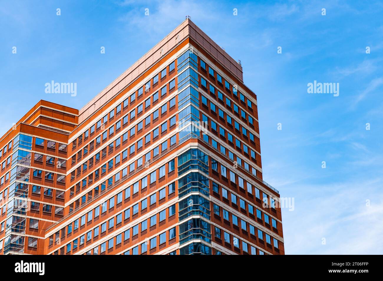 city downtown with skyscraper. office building exterior. skyscraper building architecture. skyscraper with facade. modern city building. skyscraper in Stock Photo