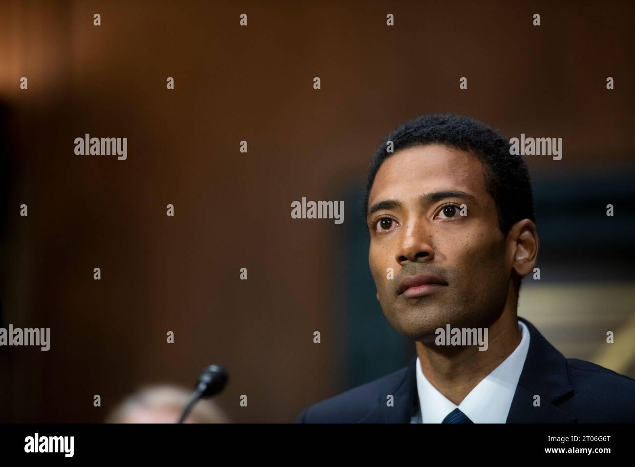 Micah W.J. Smith appears before a Senate Committee on the Judiciary hearing for his nomination to be a United States District Judge for the District of Hawaii, in the Dirksen Senate Office Building in Washington, DC, Wednesday, October 4, 2023. Credit: Rod Lamkey/CNP /MediaPunch Stock Photo