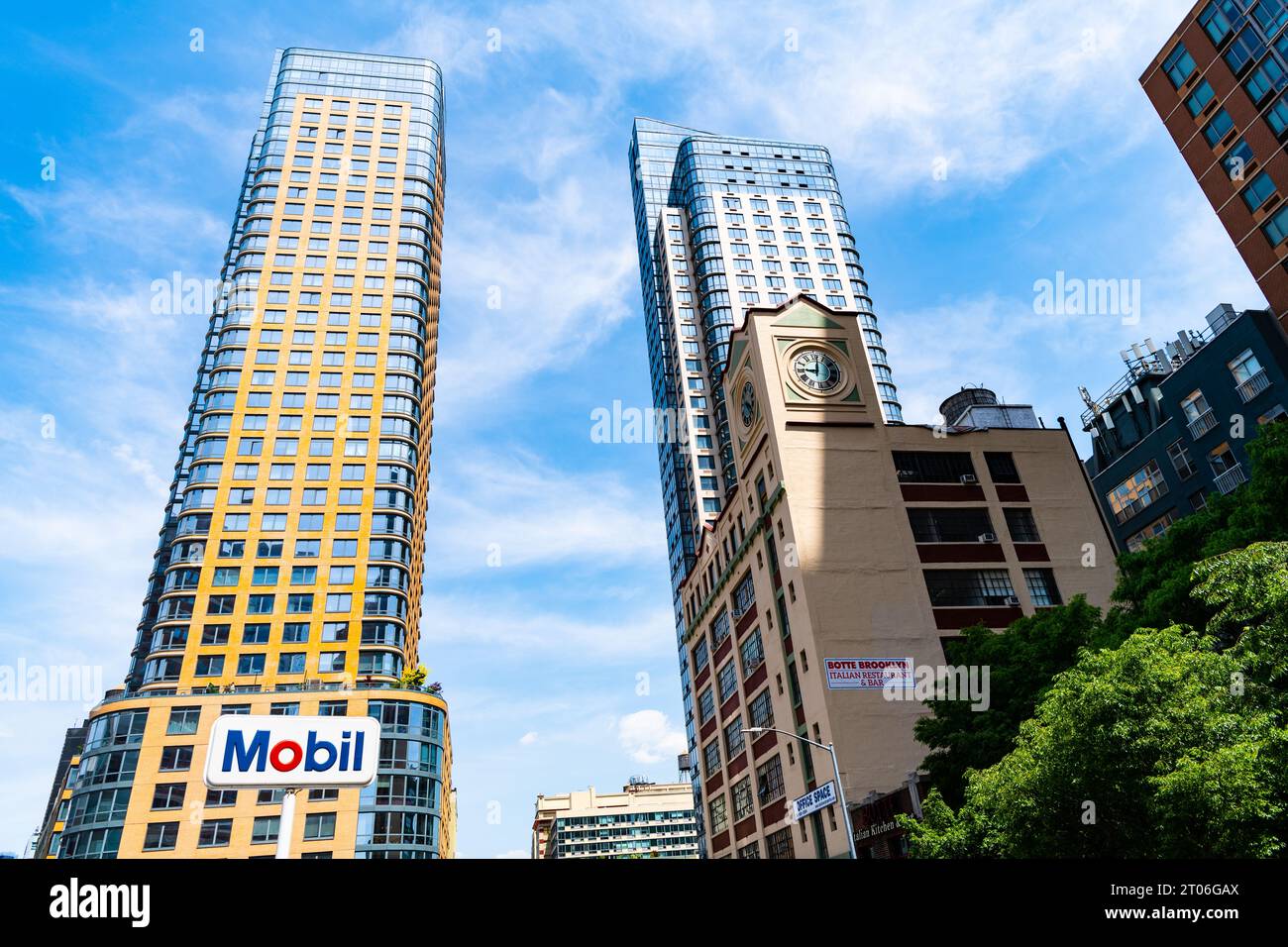 New York City, USA May 12, 2023 condominium building architecture in