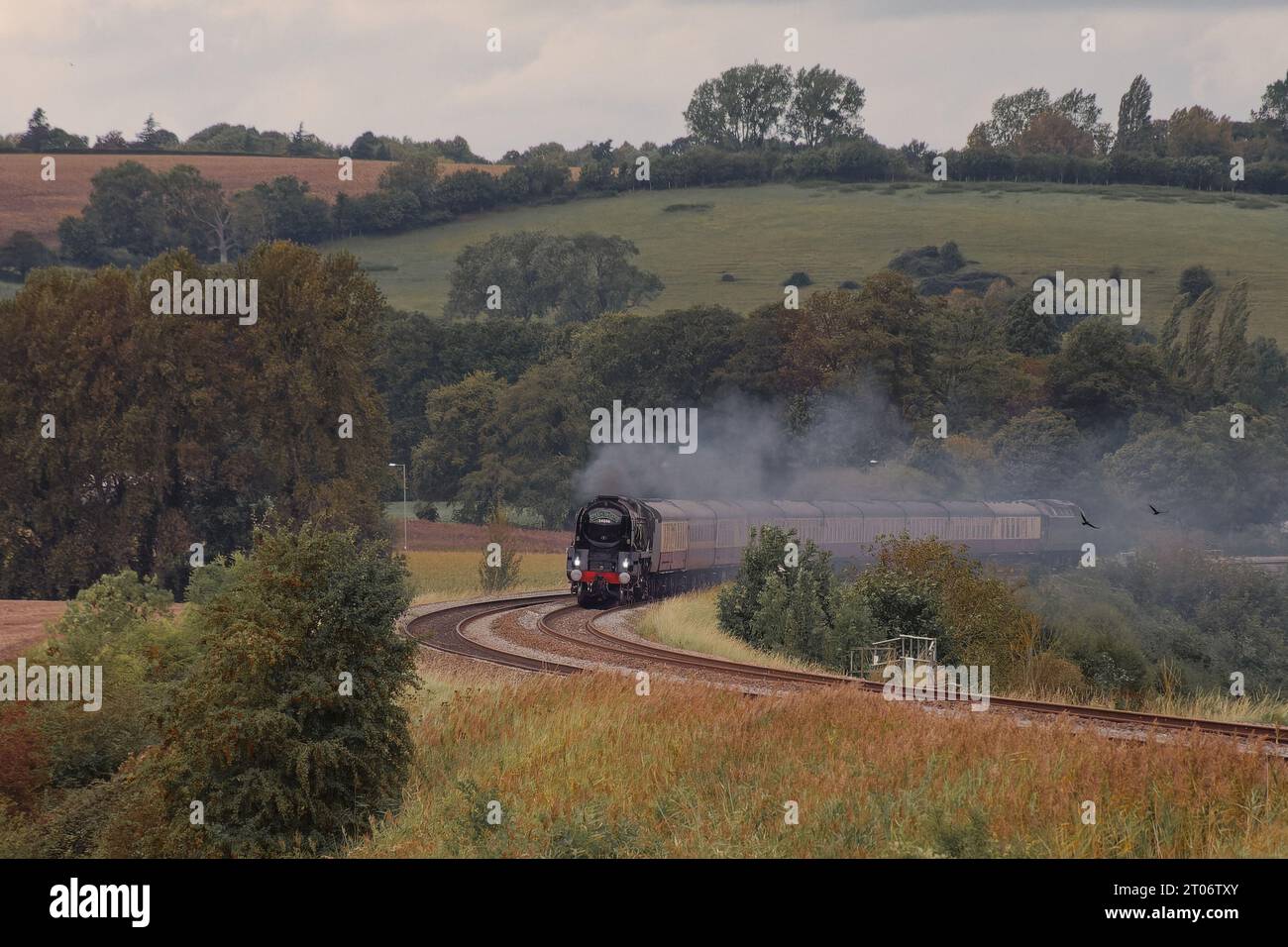 Steam Train 34046 Braunton with the Steam Dreams Rail Company's