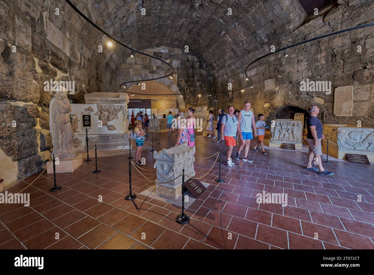 Hierapolis Archaeological Museum In Pamukkale Denizli Turkey Contained 