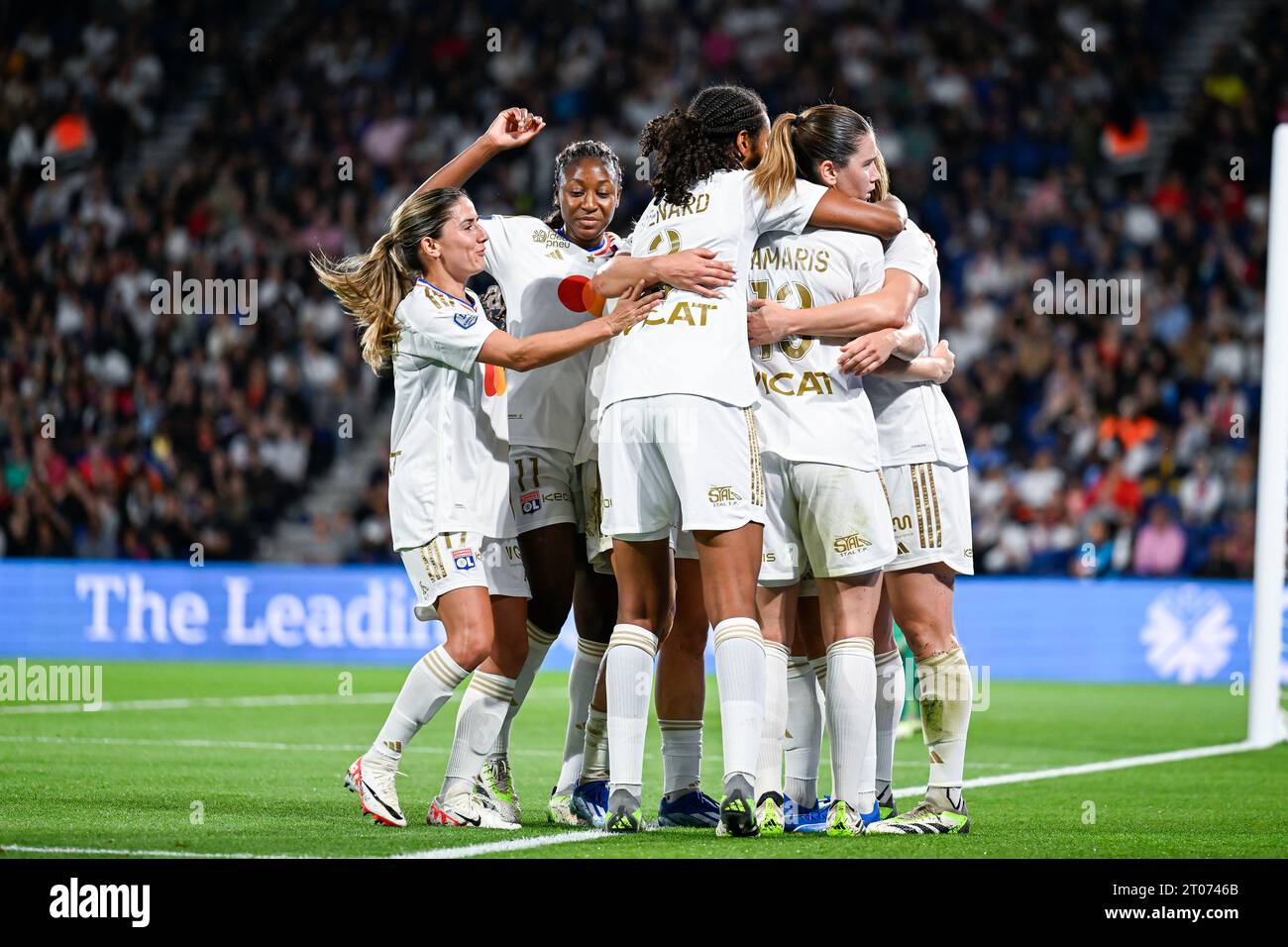 Logo of French football team Olympique Lyonnais Stock Photo - Alamy