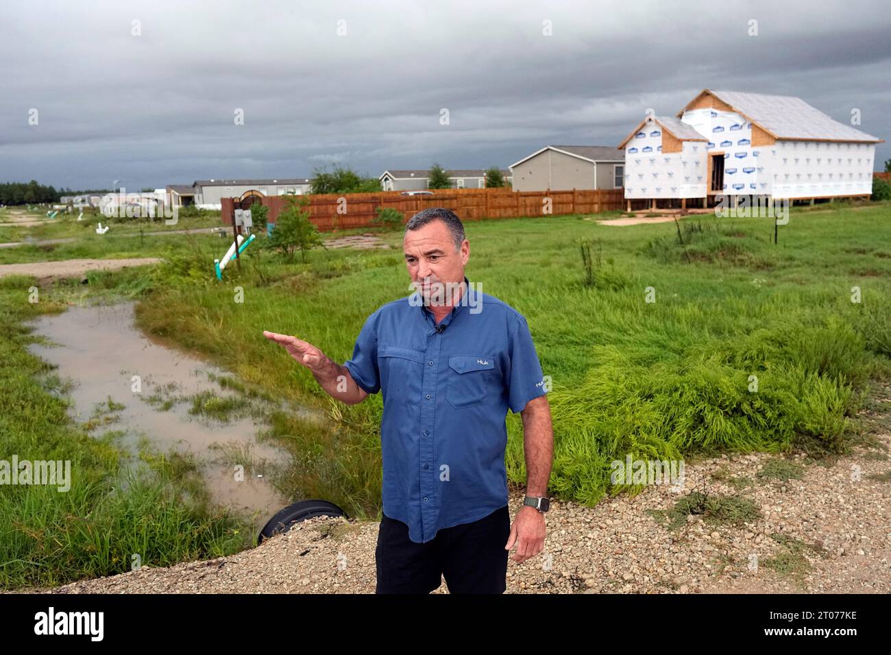 Developer Trey Harris talks about the Colony Ridge development as he