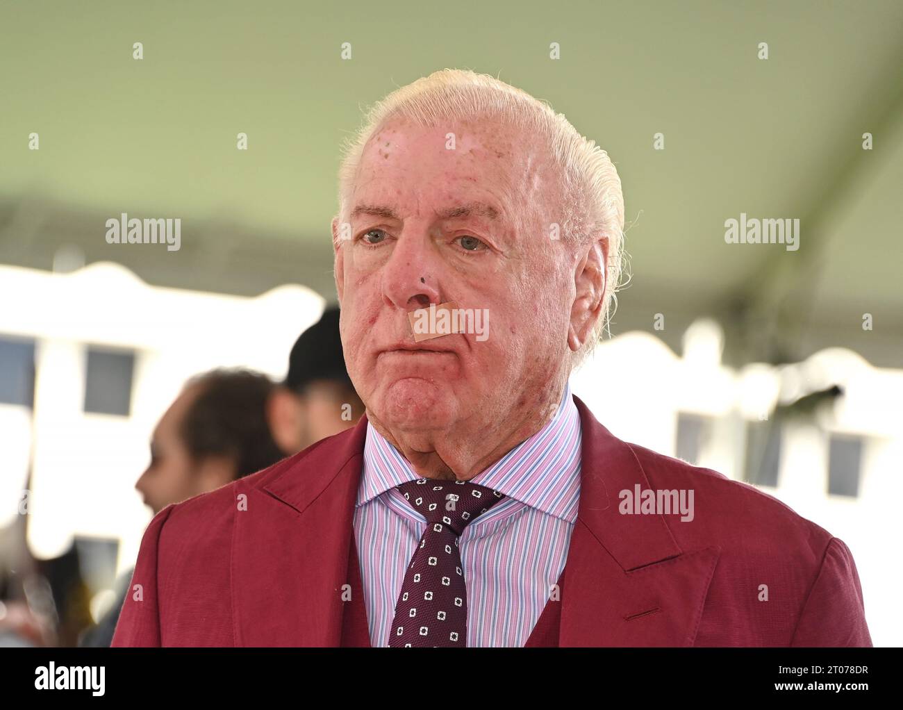 Nashville, USA. 04th Oct, 2023. Ric Flair at the 2023 Music City Walk of Fame Induction Ceremony held at the Music City Walk of Fame on October 4, 2023 in Nashville, TN. © Tammie Arroyo/AFF-USA.com Credit: AFF/Alamy Live News Stock Photo