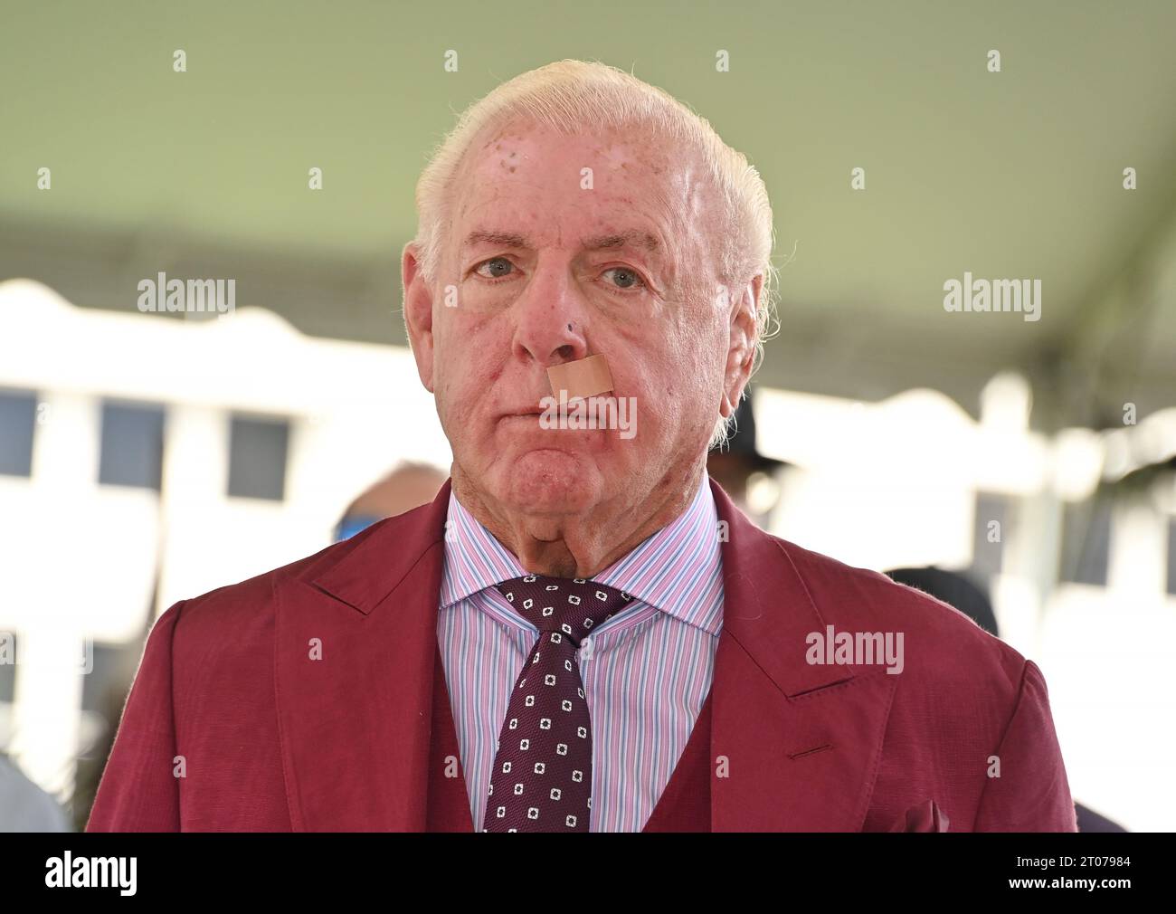 Nashville, USA. 04th Oct, 2023. Ric Flair at the 2023 Music City Walk of Fame Induction Ceremony held at the Music City Walk of Fame on October 4, 2023 in Nashville, TN. © Tammie Arroyo/AFF-USA.com Credit: AFF/Alamy Live News Stock Photo