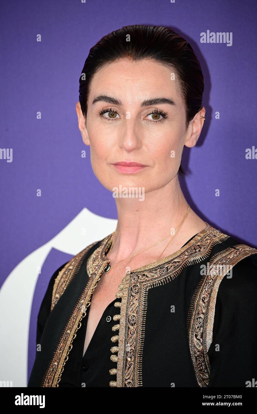 Royal Festival Hall, London, UK. 2nd Oct, 2023. BFI 2023: Erin O'Connor attends Saltburn - Opening night gala, London, UK. Credit: See Li/Picture Capital/Alamy Live News Stock Photo