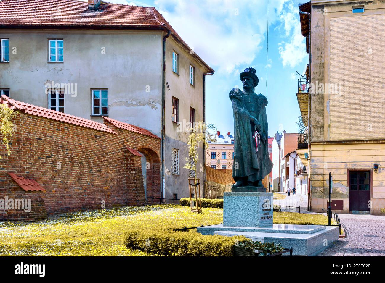 Monument to Józef Zacharias Bem - Polish engineer and general, Ottoman pasha and national hero of Poland and Hungary. Stock Photo