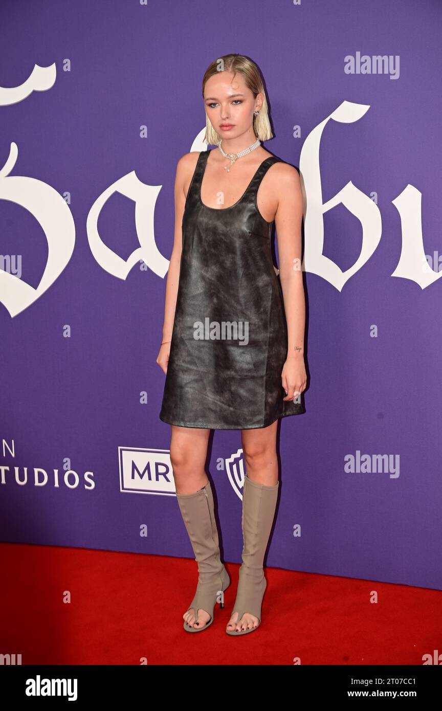 Royal Festival Hall, London, UK. 2nd Oct, 2023. BFI 2023: Mathilde de Mellor attends Saltburn - Opening night gala, London, UK. Credit: See Li/Picture Capital/Alamy Live News Stock Photo