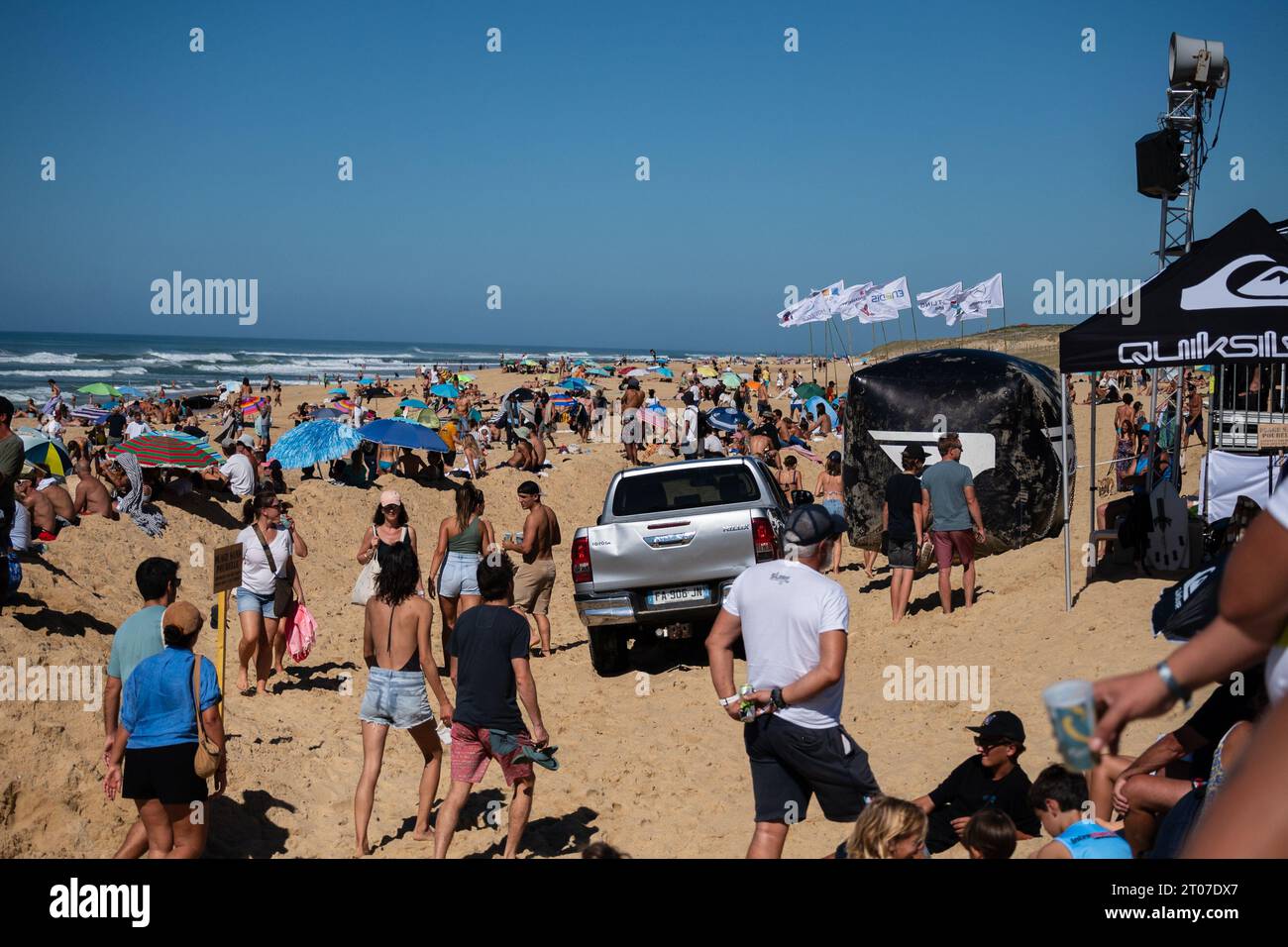 Quiksilver Festival celebrated in Capbreton, Hossegor and Seignosse, with 20 of the best surfers