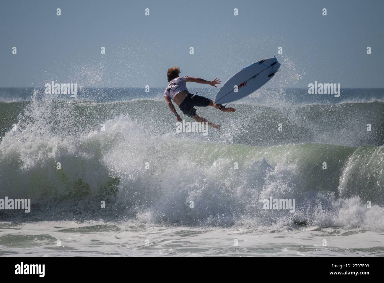 Australian pro surfer Kael Walsh at Quiksilver Festival celebrated in