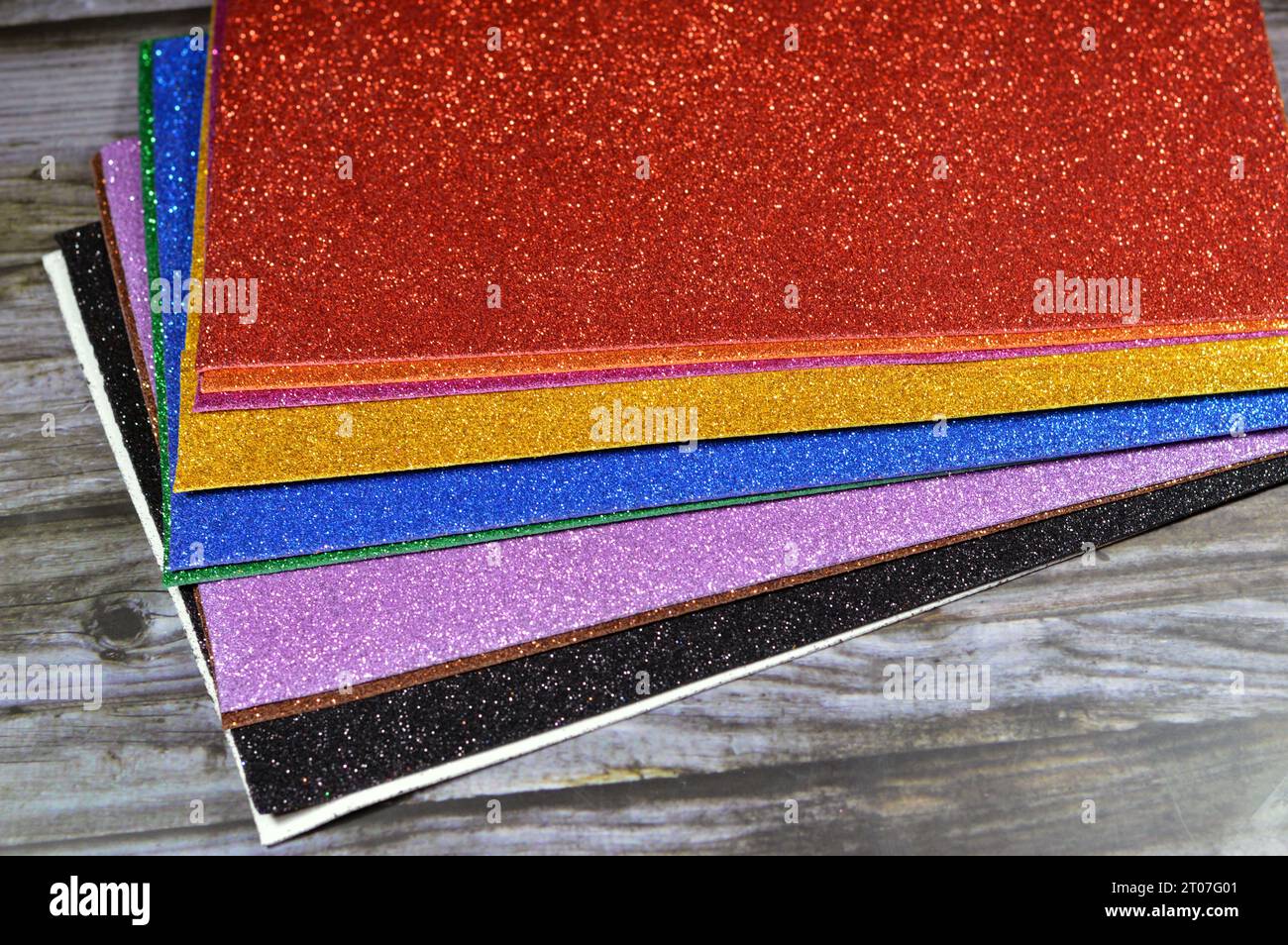 Glitter foam sheets hi-res stock photography and images - Alamy
