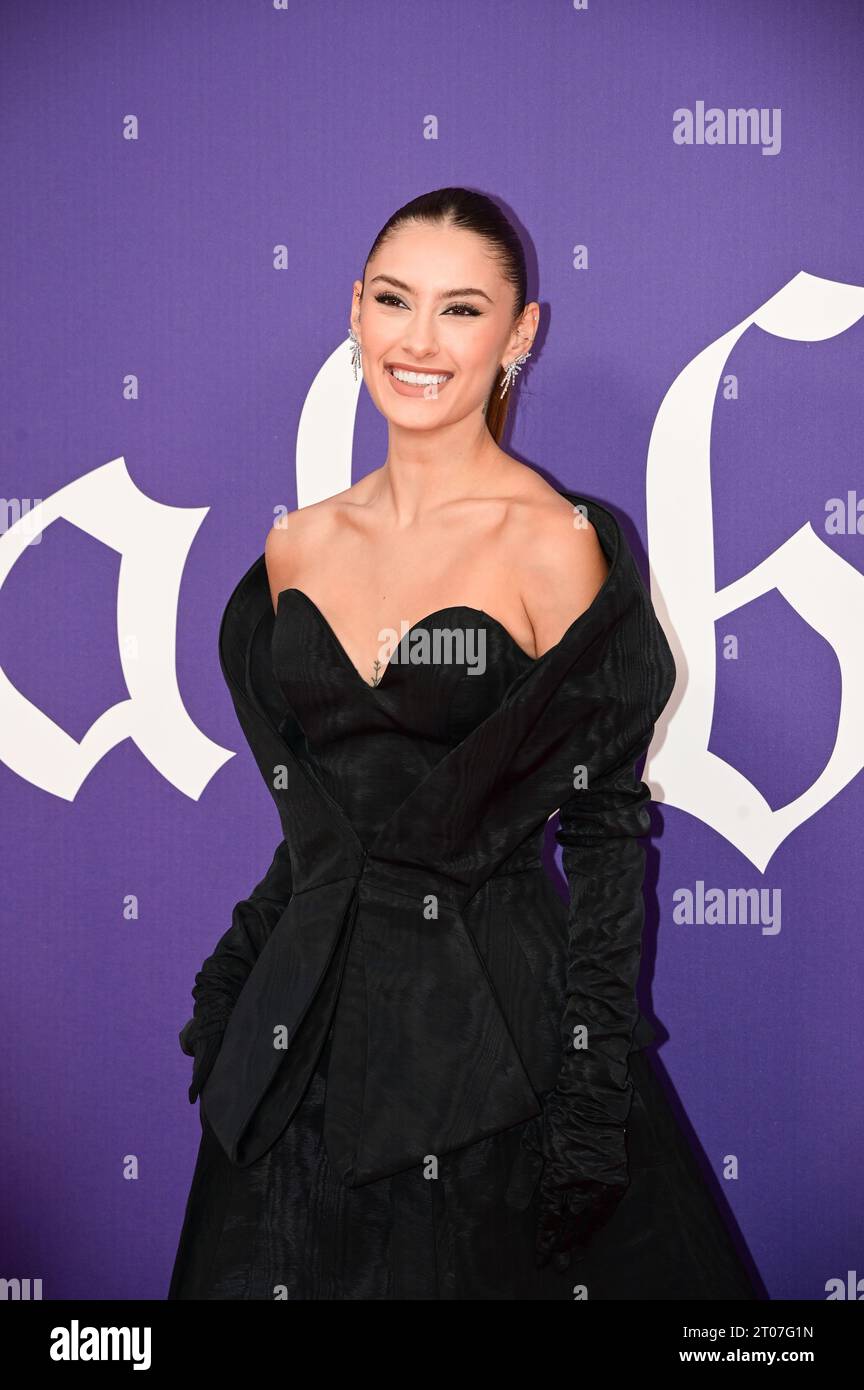 Royal Festival Hall, London, UK. 2nd Oct, 2023. BFI 2023: Hana Martin attends the Saltburn - Opening night gala, London, UK. Credit: See Li/Picture Capital/Alamy Live News Stock Photo