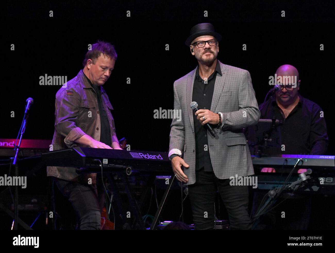 Nashville, USA. 03rd Oct, 2023. Dean Sams and Phil Vassar onstage at