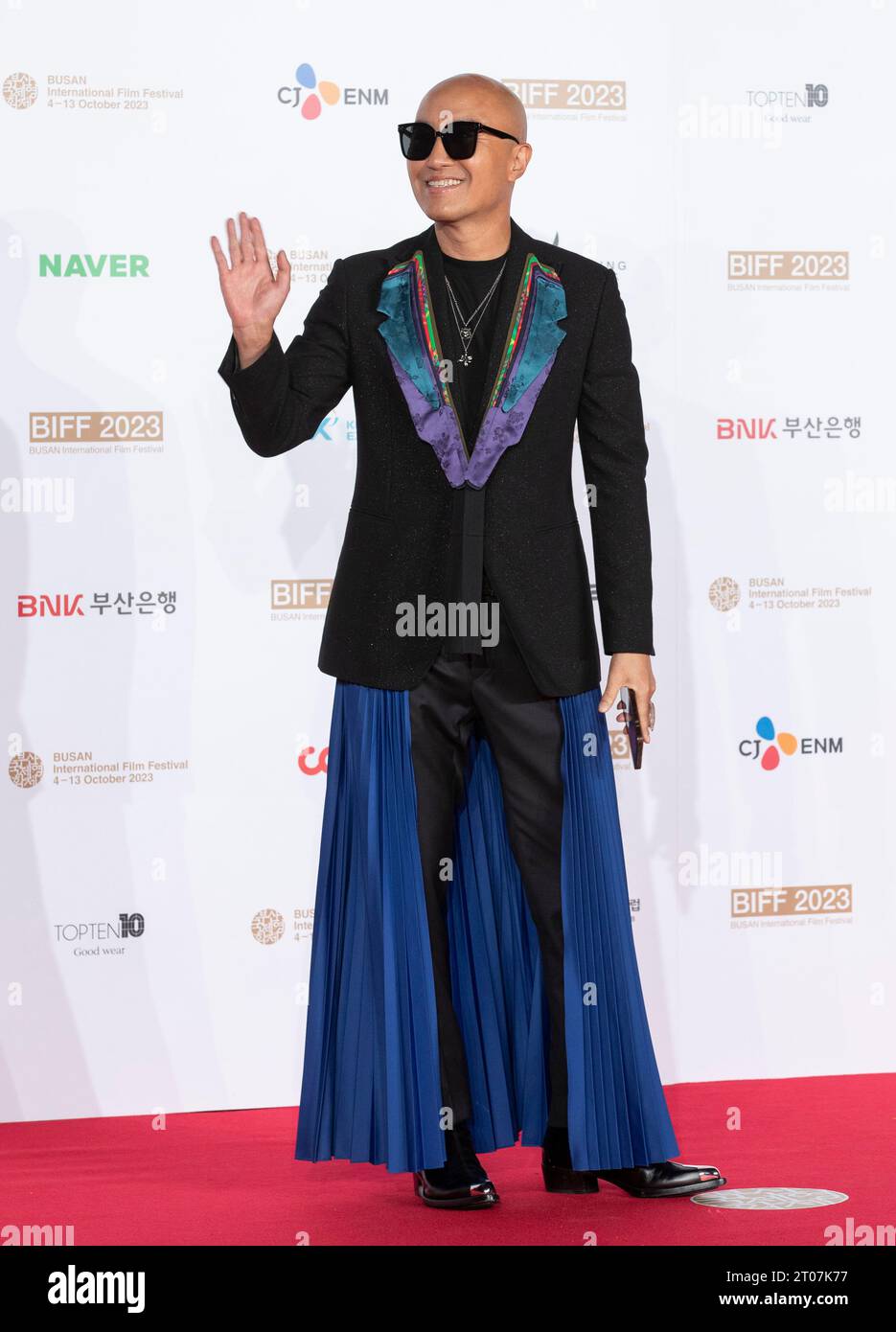 Busan, South Korea. 4th Oct, 2022. South Korean actor Hong Seok-cheon ...