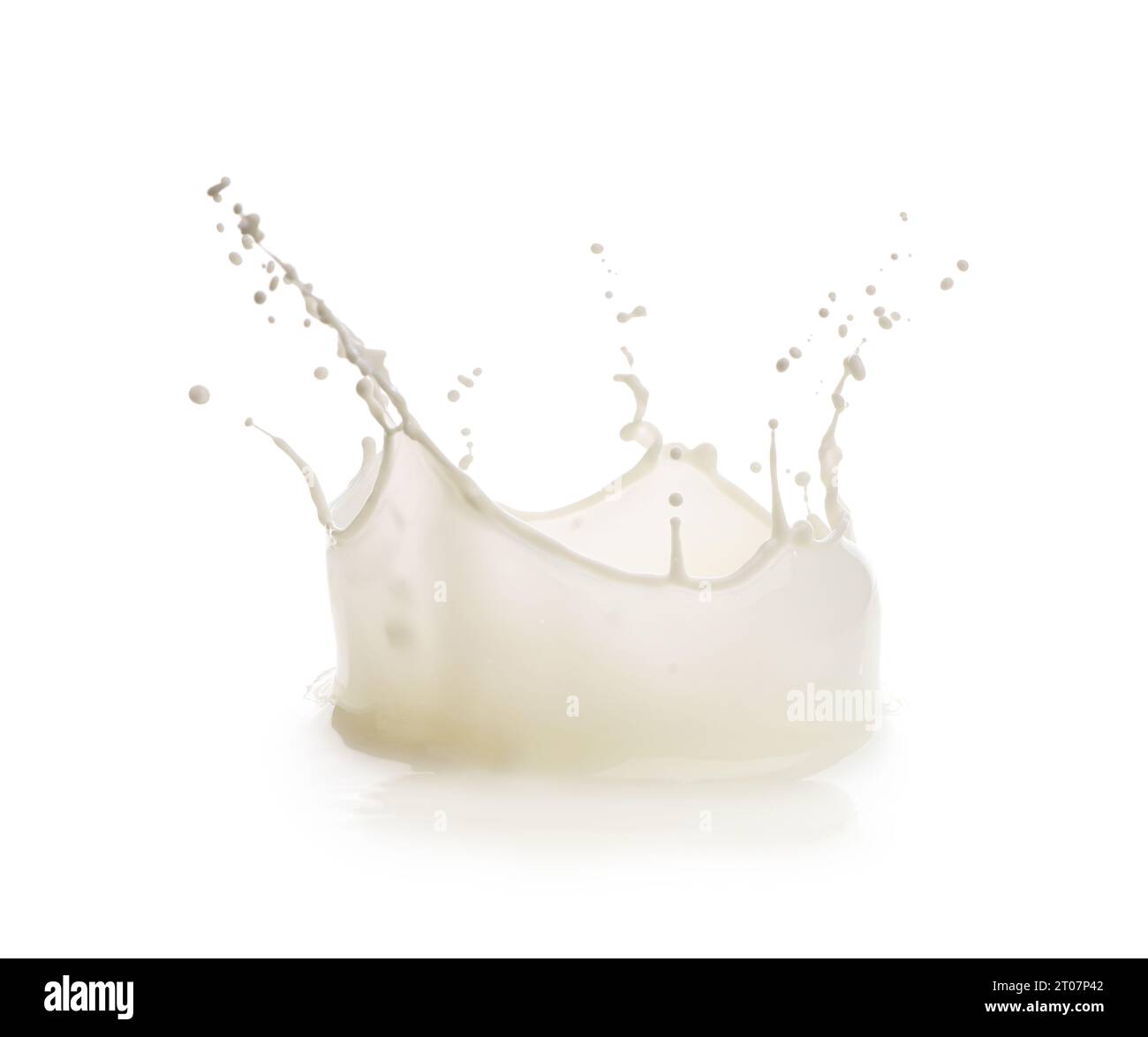 Spring Flush Milk Splash of fresh milk isolated on white Stock Photo - Alamy