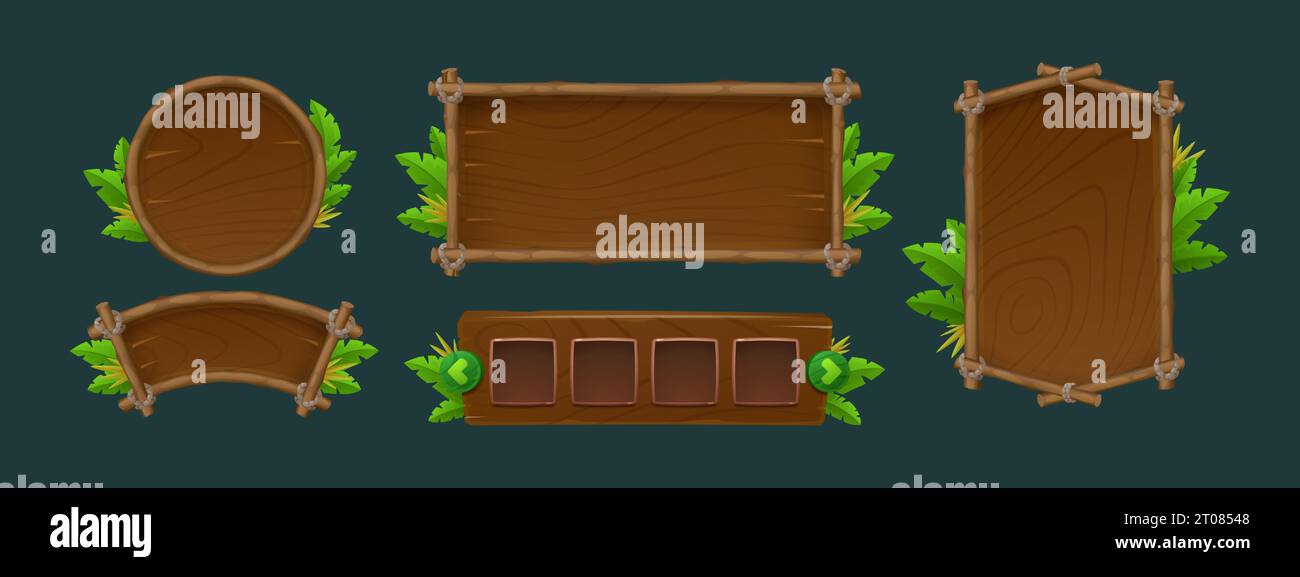 Game set user interface of honey bee setting menu Vector Image