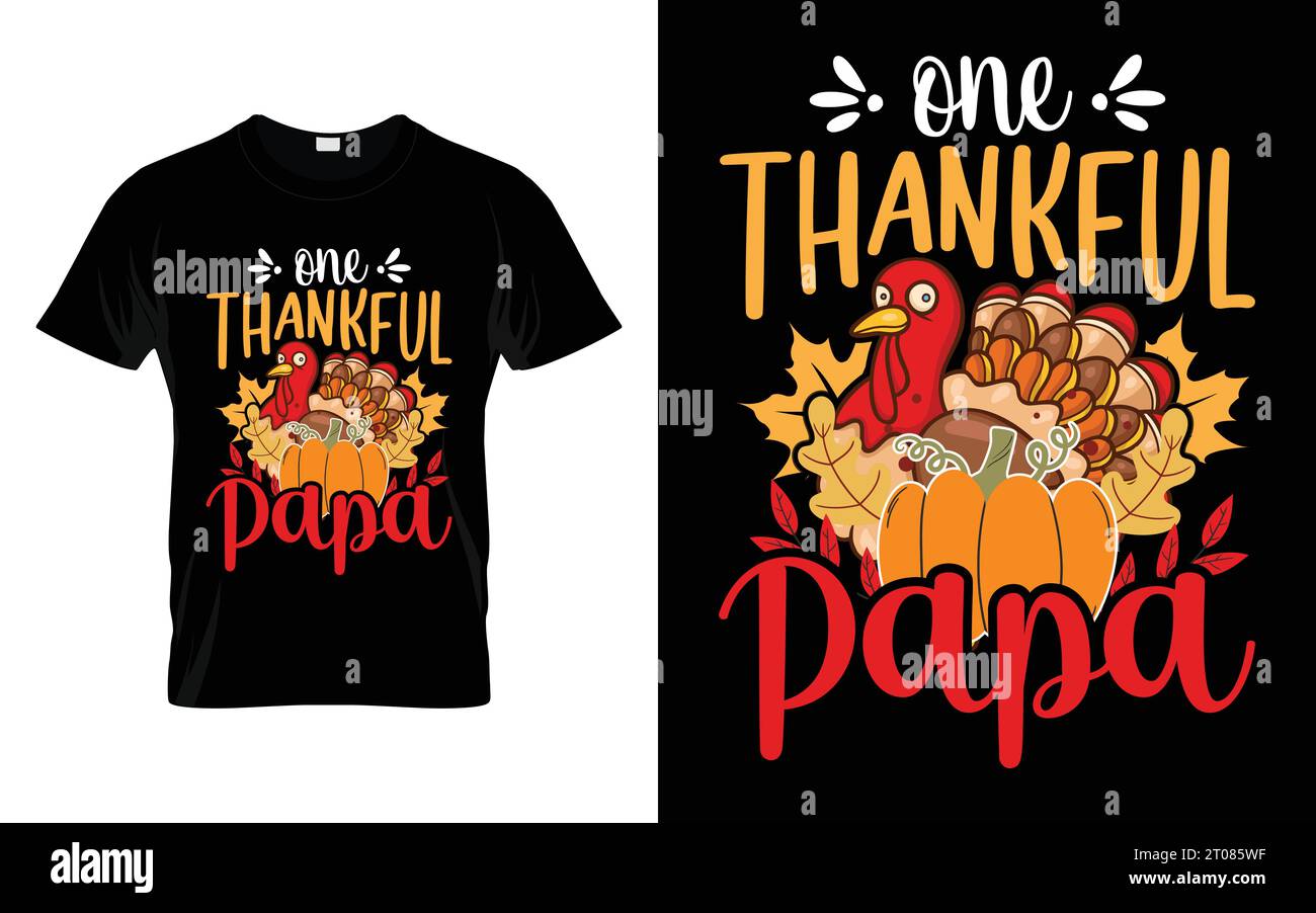 Funny Thanksgiving Design - Papa Loves His Little Turkeys T-Shirt Funny Thanksgiving Design - Papa Loves His Little Turkeys T-Shirt
