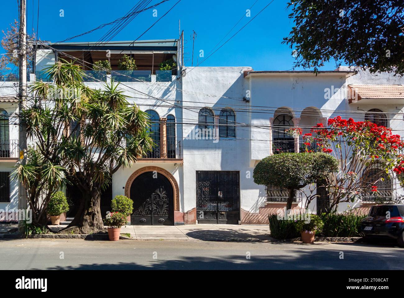Codensa Cdmx Mexico City, CDMX, Mexico, The cityscape of Condesa area of CDMX ...
