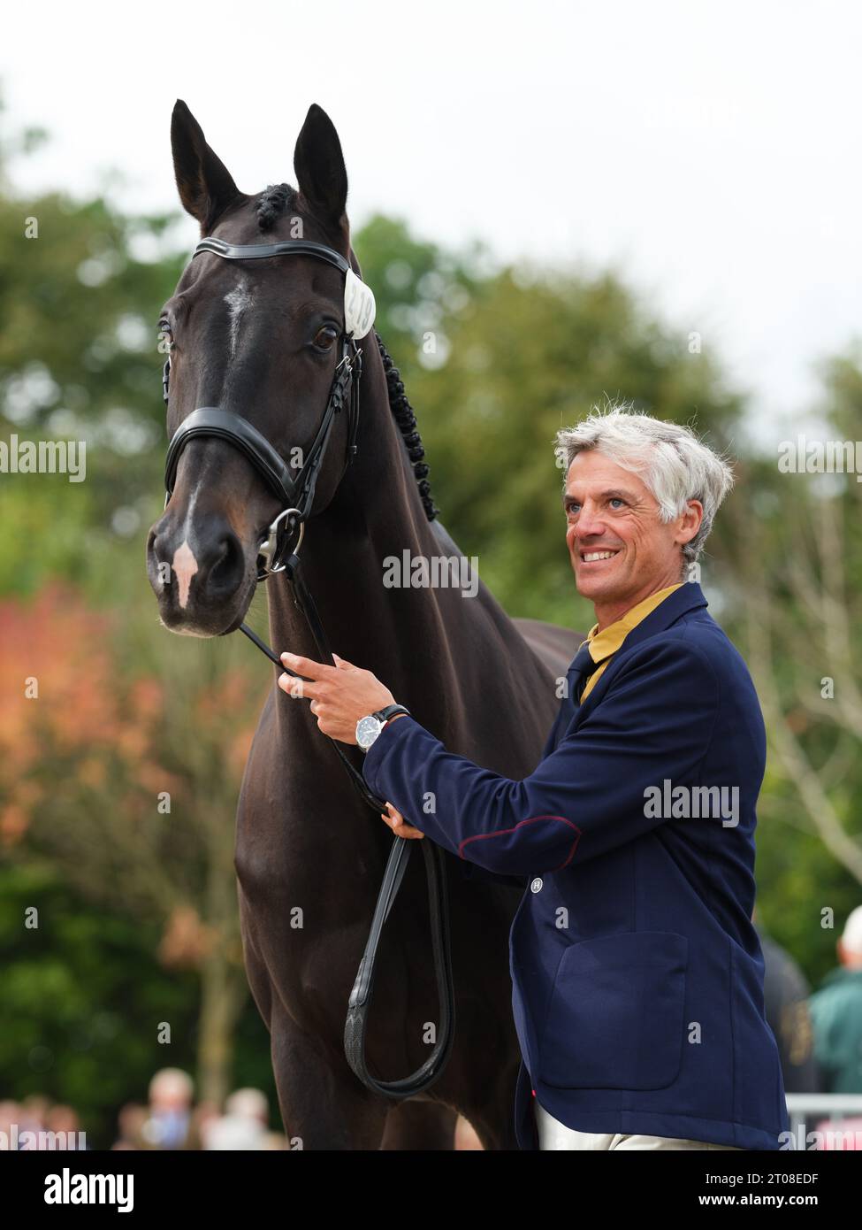 Karim Florent LAGHOUAG of France with Embrun De Reno during the first