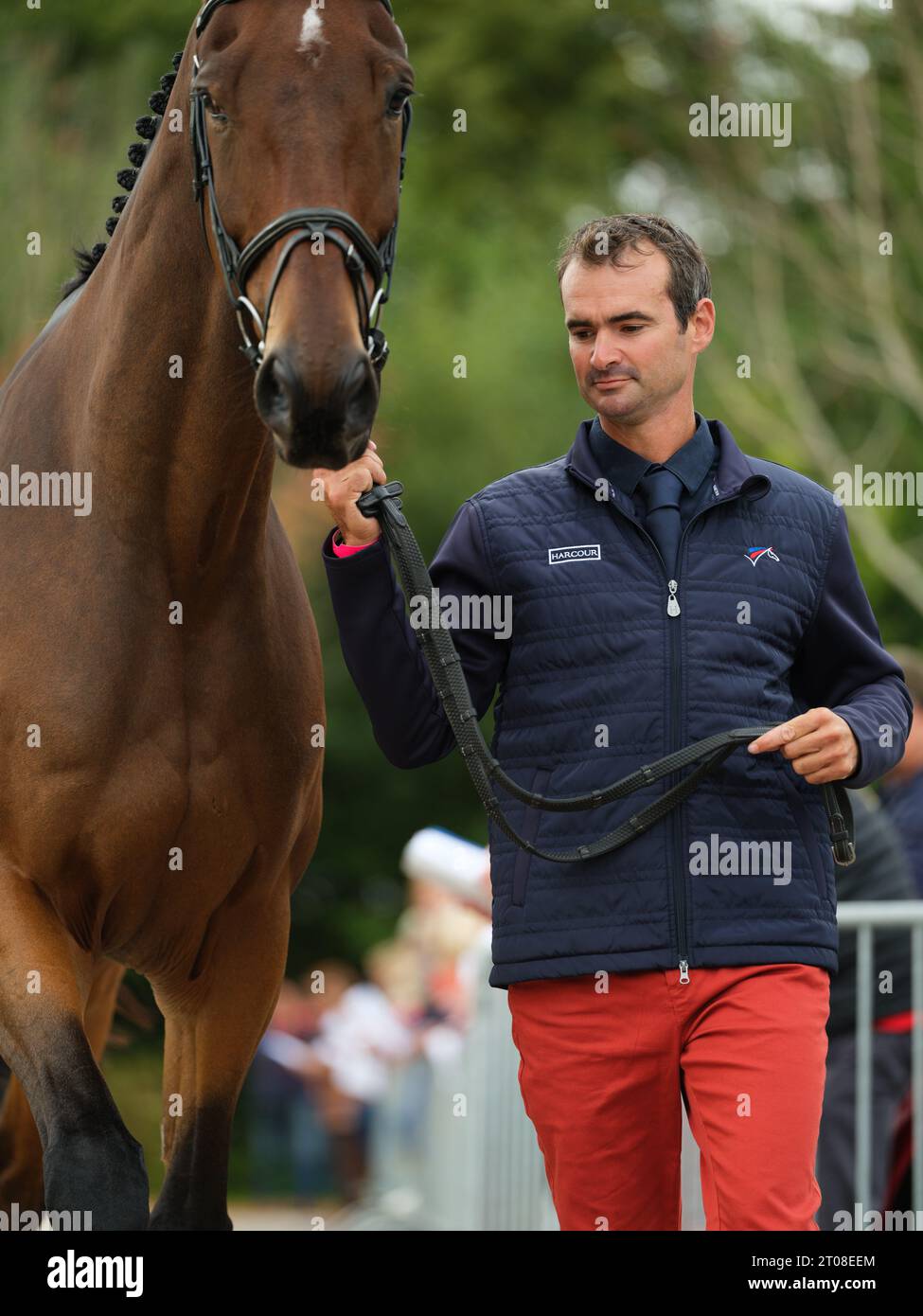 Benjamin MASSIE of France with Filao De Perle during the first horse