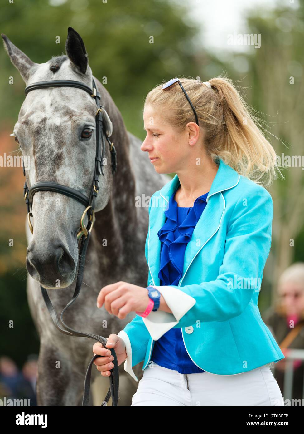Izzy TAYLOR of Great Britain with Sbh Big Wall during the first horse