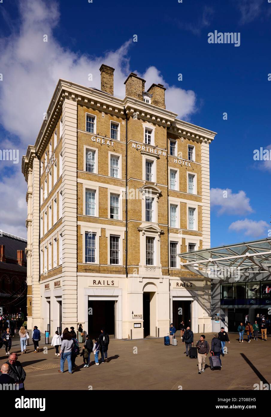 Great Northern Hotel, Kings Cross London Stock Photo