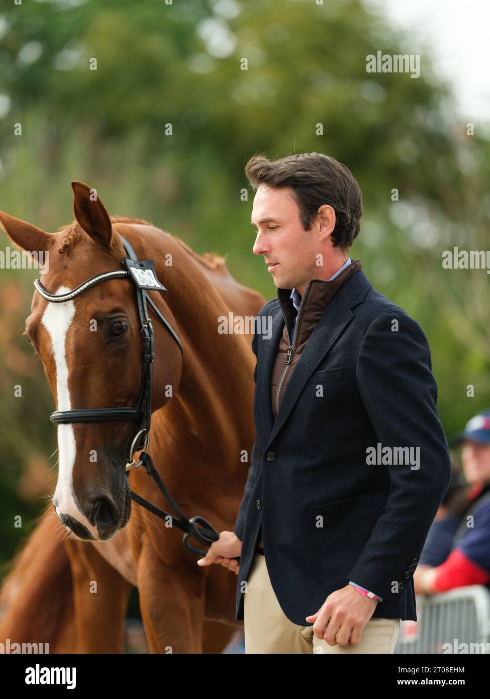 Felix VOGG of Switzerland with Dao De L'Ocean during the first horse
