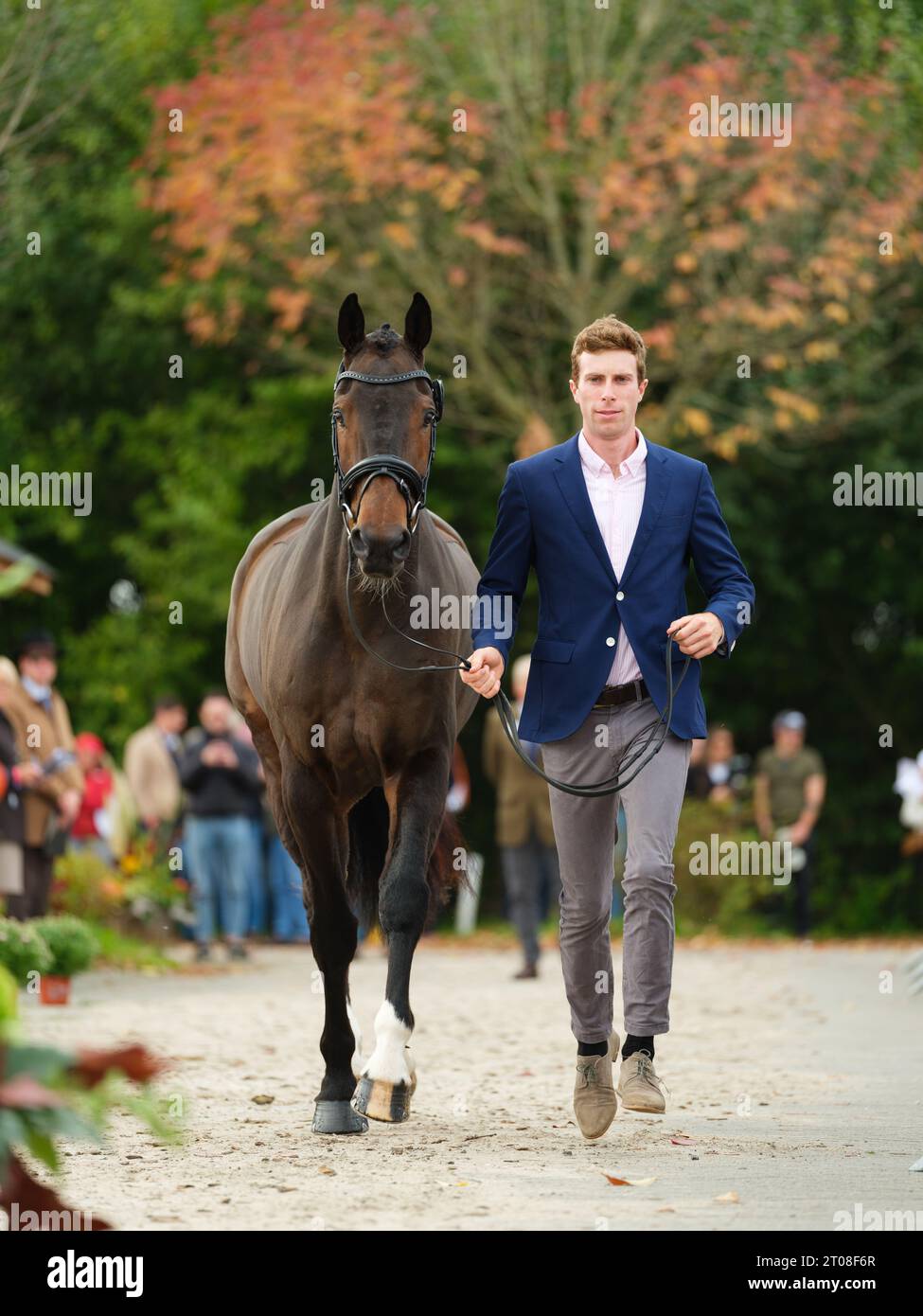 Robbie KEARNS of Ireland with Pisco Sour during the first horse