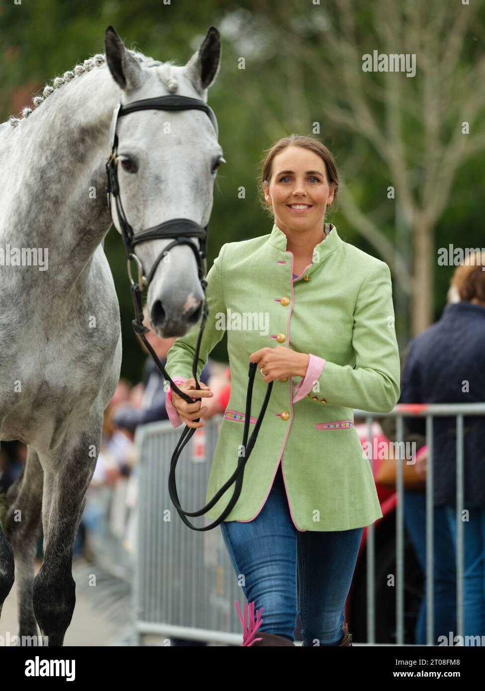 Louise ROMEIKE of Sweden with Caspian 15 during the first horse