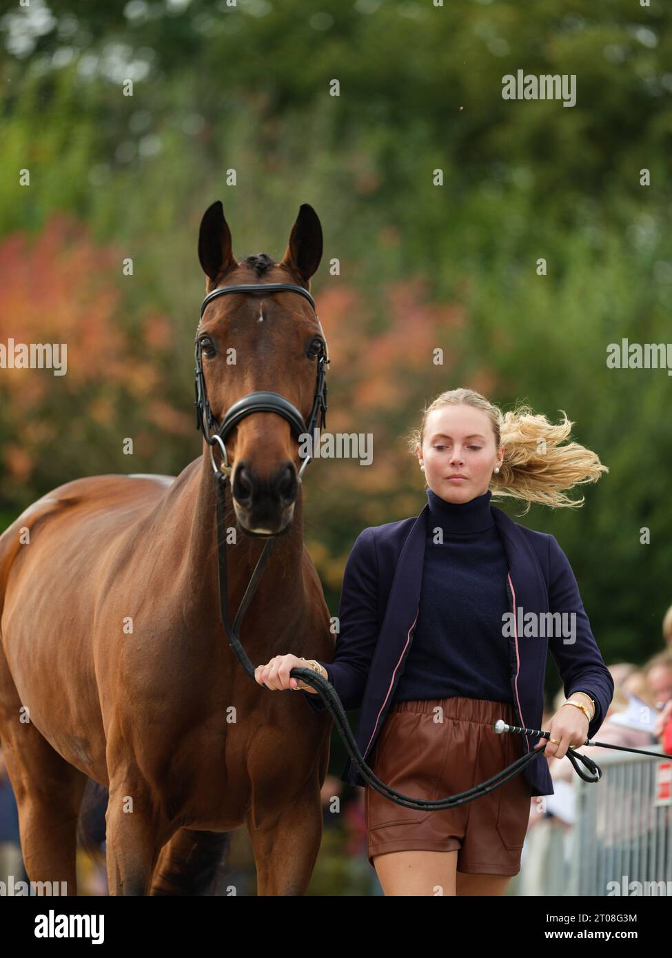 Cassie SANGER of the United States with Fernhill Zoro during the first