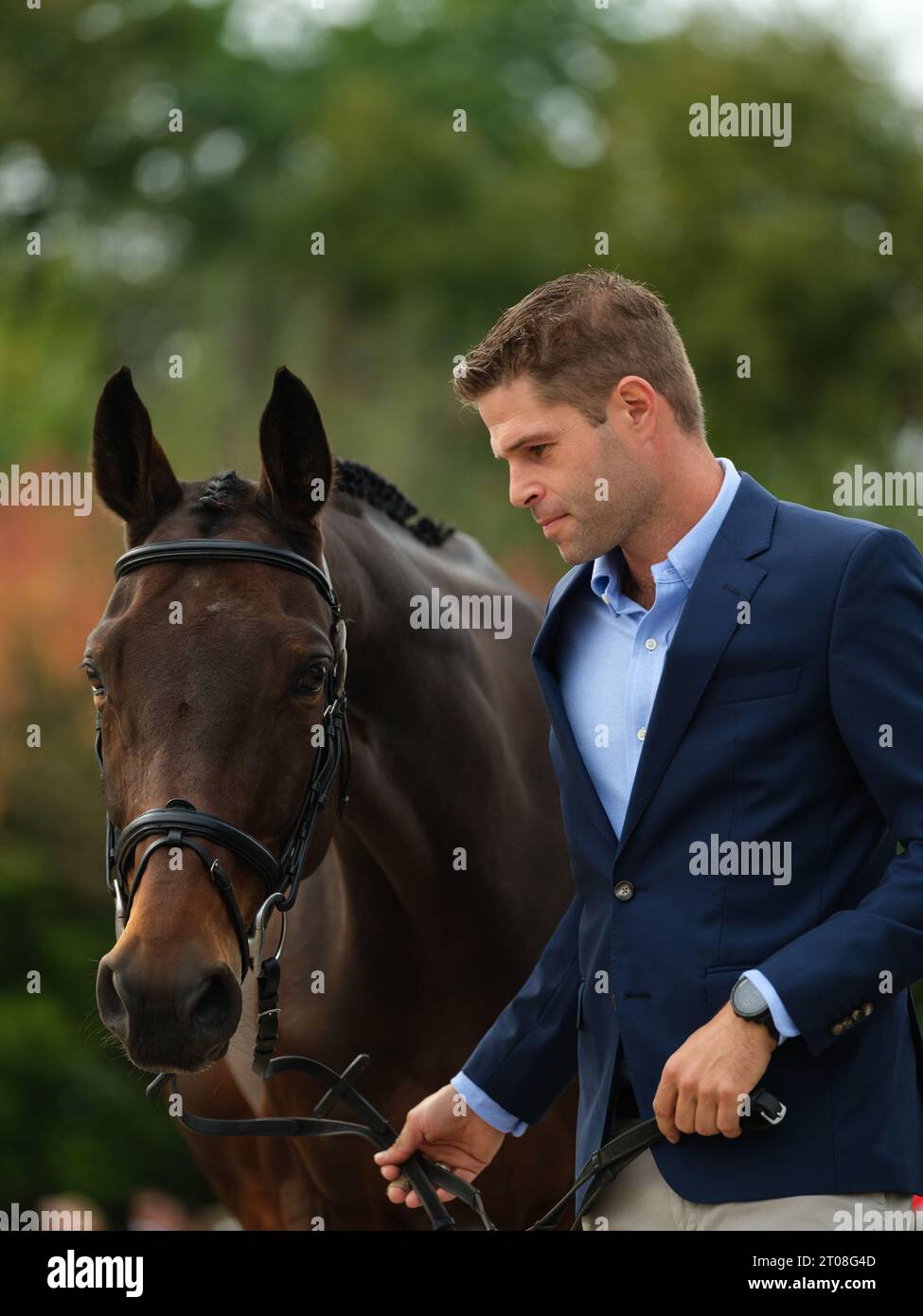 Wouter DE CLEENE of Belgium with Quintera during the first horse