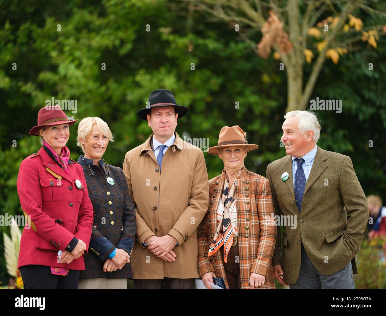 Ground Jury during the first horse inspection at the Boekelo Horse