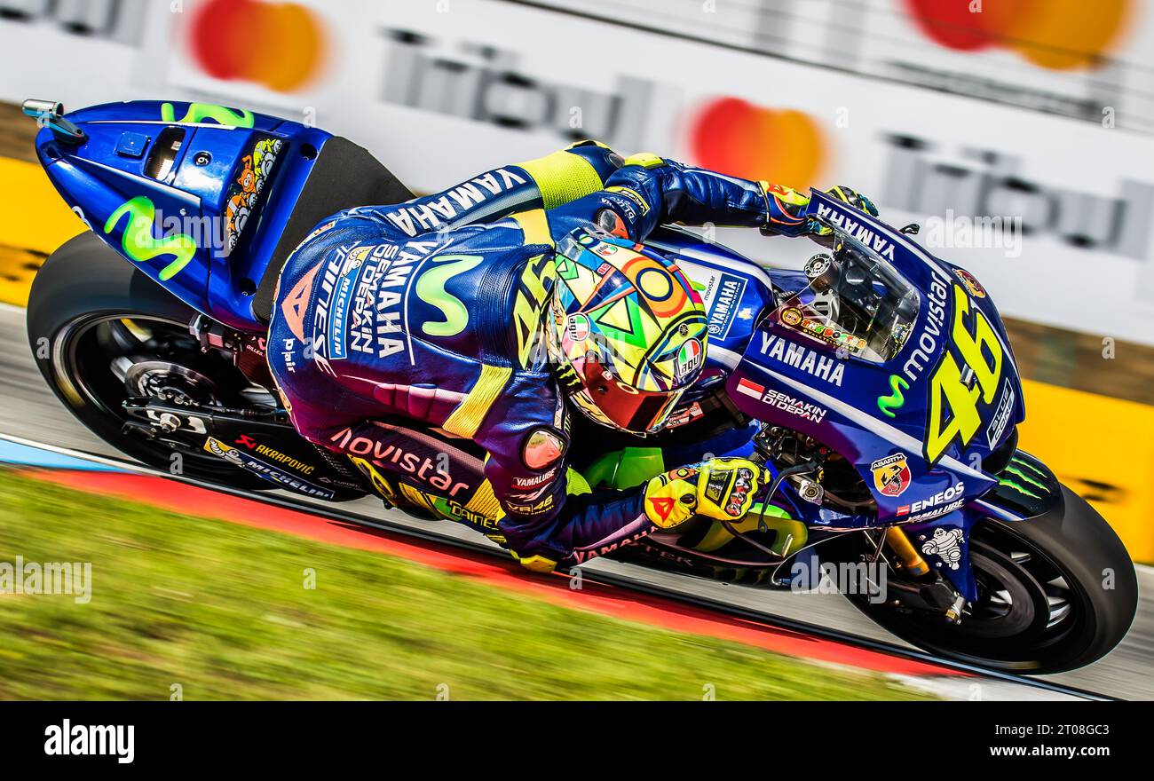 Photo Autographiée Valentino Rossi VR46 Moto GP Yamaha Signée 10x15 Italie