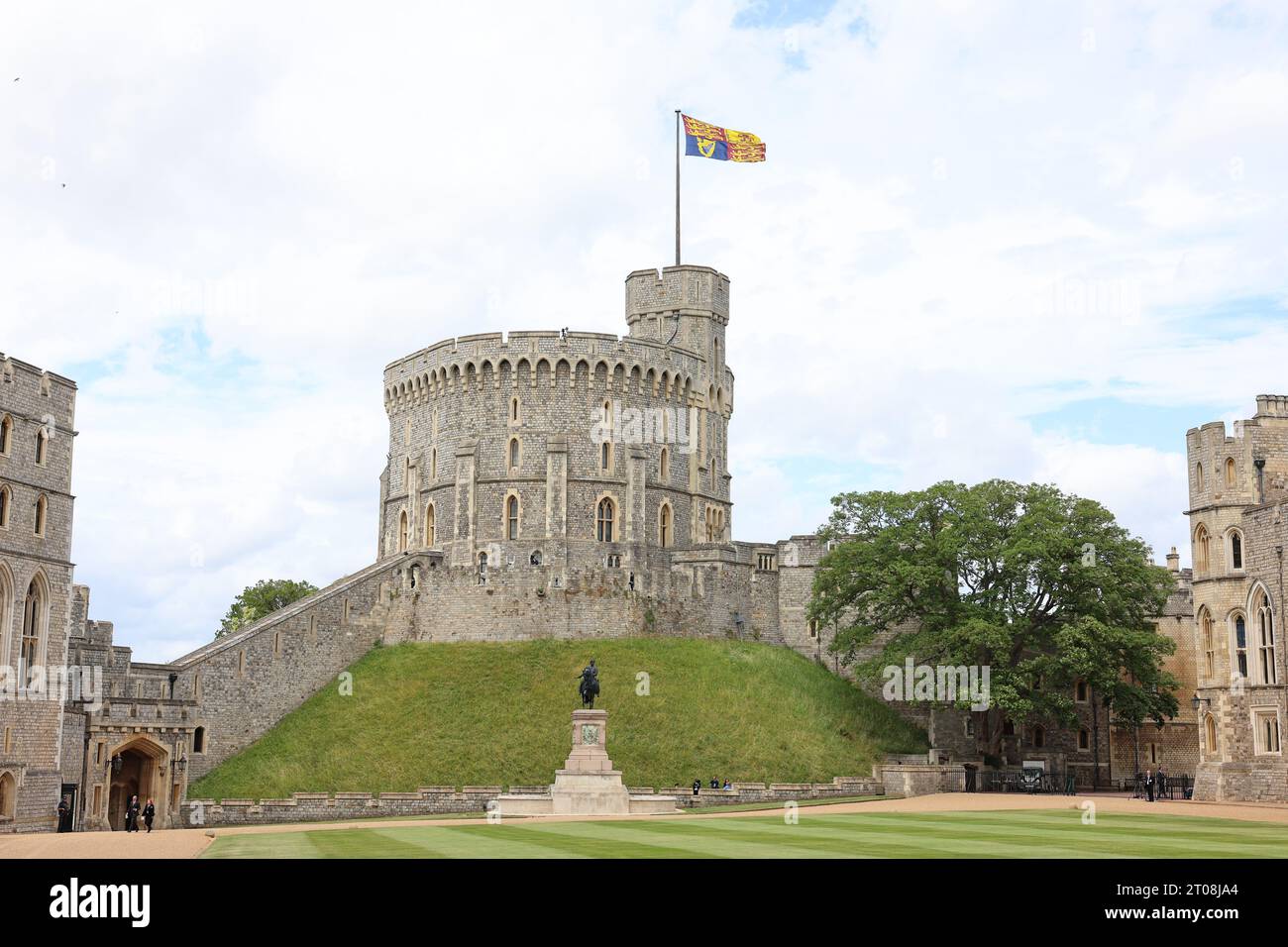 File photo dated 10/07/23 of a general view of Windsor Castle. Jaswant Chail is appearing via video link, at the Old Bailey on Thursday for sentencing for charges of treason, threats to kill and possession of an offensive weapon, linked to an incident at Windsor Castle on 25 December, 2021. Issue date: Thursday October 5, 2023. Stock Photo